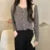 Spring Autumn ’s Knitted Cardigan Korean Single Breasted Long Sleeve Jumper Woman Round Neck Cardigans Outwear
