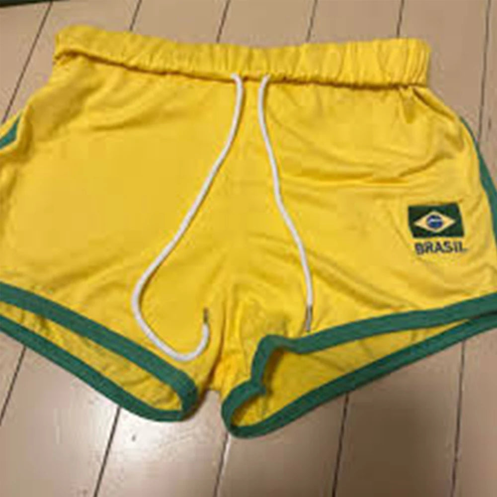 Y2k European and American Four Seasons New Product ’s Short Sleeved Round Neck Letter Printing Minimalist Shorts
