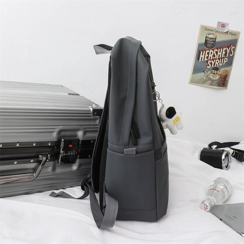 3 Pcs Set Harajuku Laptop Backpack Coating School Bags for Teenage Girl Kawaii College Student Kids Book Bag Rucksack