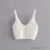 ’s 3-piece Set Korea Style White Cardigan Furry Single-breasted Button Tank Top Knitted Sweater Jumper Shorts Pants Set