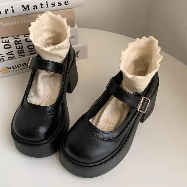 Shoes Woman Comfortable and Allmatch Shallow Mouth Female Sneakers Round Toe Clogs Platform Flats on Heels New R