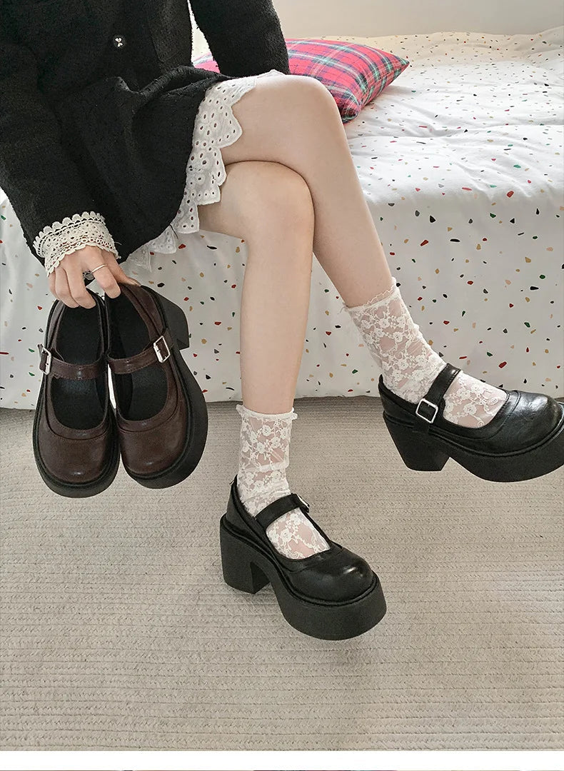 Shoes Woman Comfortable and Allmatch Shallow Mouth Female Sneakers Round Toe Clogs Platform Flats on Heels New R