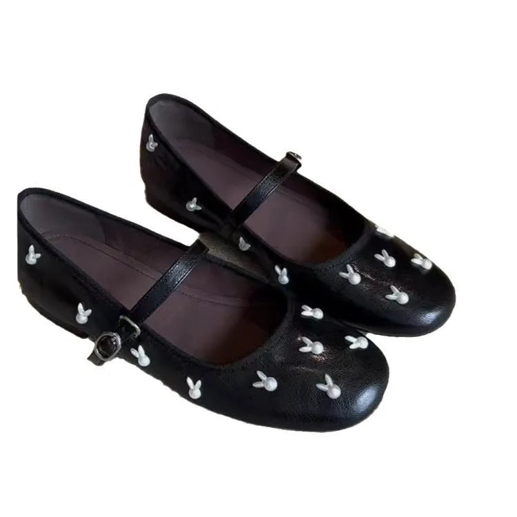 Leather Shoes Soft Allmatch Shallow Mouth Modis Female Sneakers Flats Round Toe Genuine Leather Dress Mary
