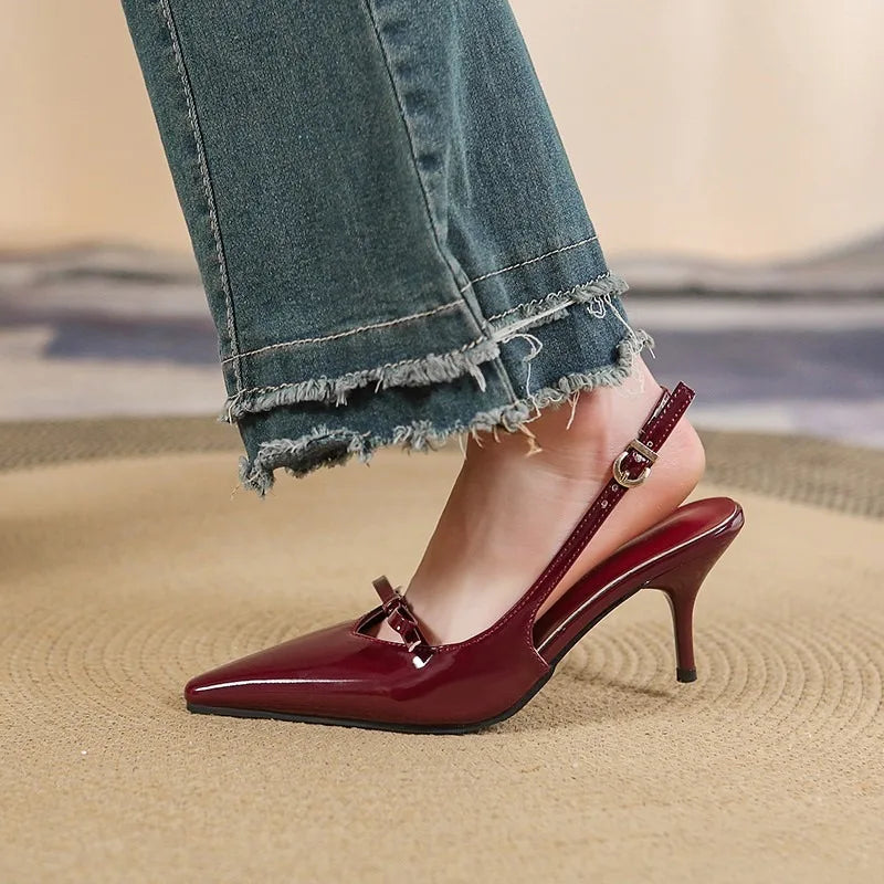 Summer New Color Highheeled Sandals for Bow Dress Single Party Wedding Shoes