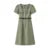 Dress Square Neck Split Midi Dress Summer New Salt-washed Utility Dress With Vibes