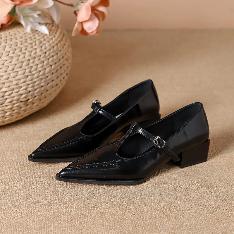 Shoes on Heels Female Footwear Pointed Toe Clogs Platform Shallow Mouth Sneaker Dress New Creepers S