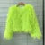 Candy Colorful Fuzzy Faux Fur Coat Winter Shaggy Oversized Fluffy Sheep Fur Jacket Festival Fur Coats