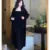 Autumn Winter Warm Knitted 2-piece Dress Set Soft Long Cardigan Strapless Bodycon Split Midi Dress Outfits