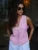 ’s Slim Vest Summer Color Sleeveless Top Single Breasted Cardigan ’s Vest Top