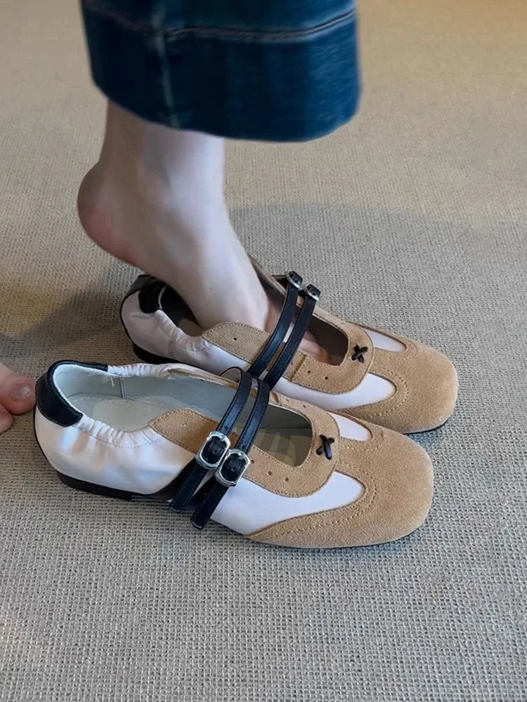 Flats Sports Shoes Sneakers Shallow Loafers Shoes Summer Walking Ballet Trend Sneakers