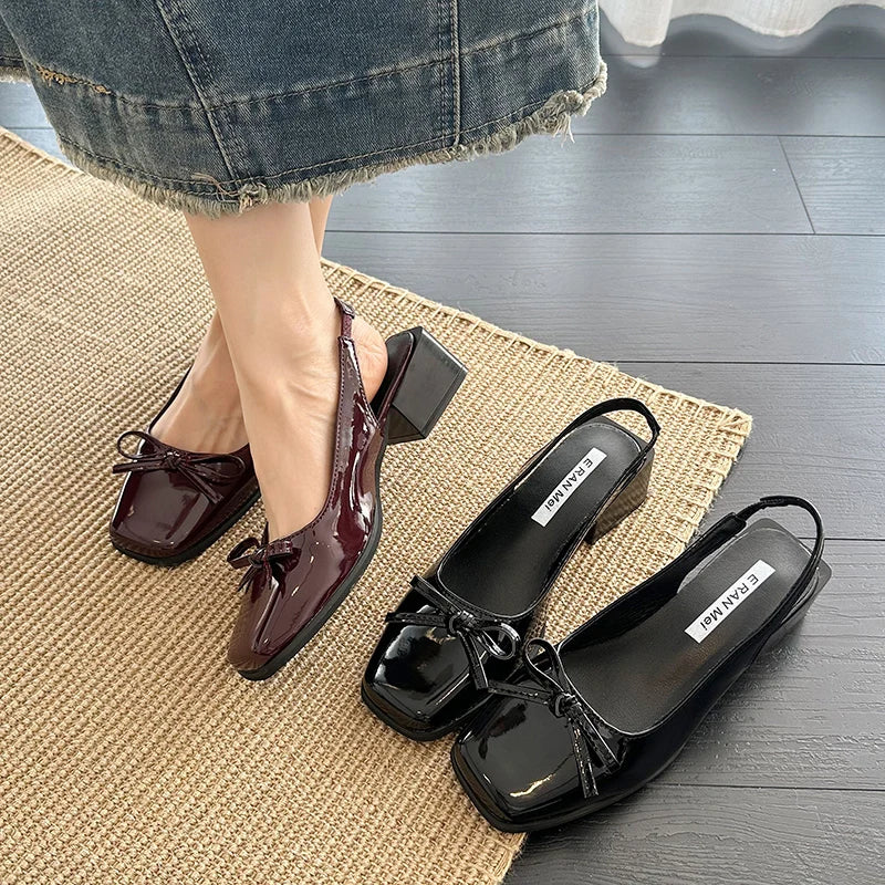 Summer Cover Toe Sandals Causal Street Style Dress Singbacks Mules Shoes Zapatos De Mujer