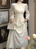 New Long Dress Autumn Aline Party Birthday Dresses Female Clothes Robe Vestidos
