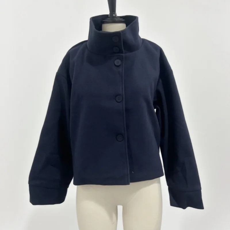 Stylish Versatile Jacket Stand-collar Classic Mature Autumn Coat Trend Edgy High-quality Street Wear