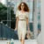 Dress Square Neck Split Midi Dress Summer New Salt-washed Utility Dress With Vibes