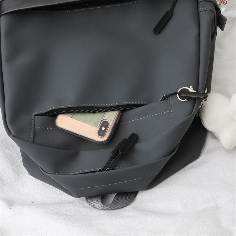3 Pcs Set Harajuku Laptop Backpack Coating School Bags for Teenage Girl Kawaii College Student Kids Book Bag Rucksack
