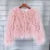 Candy Colorful Fuzzy Faux Fur Coat Winter Shaggy Oversized Fluffy Sheep Fur Jacket Festival Fur Coats