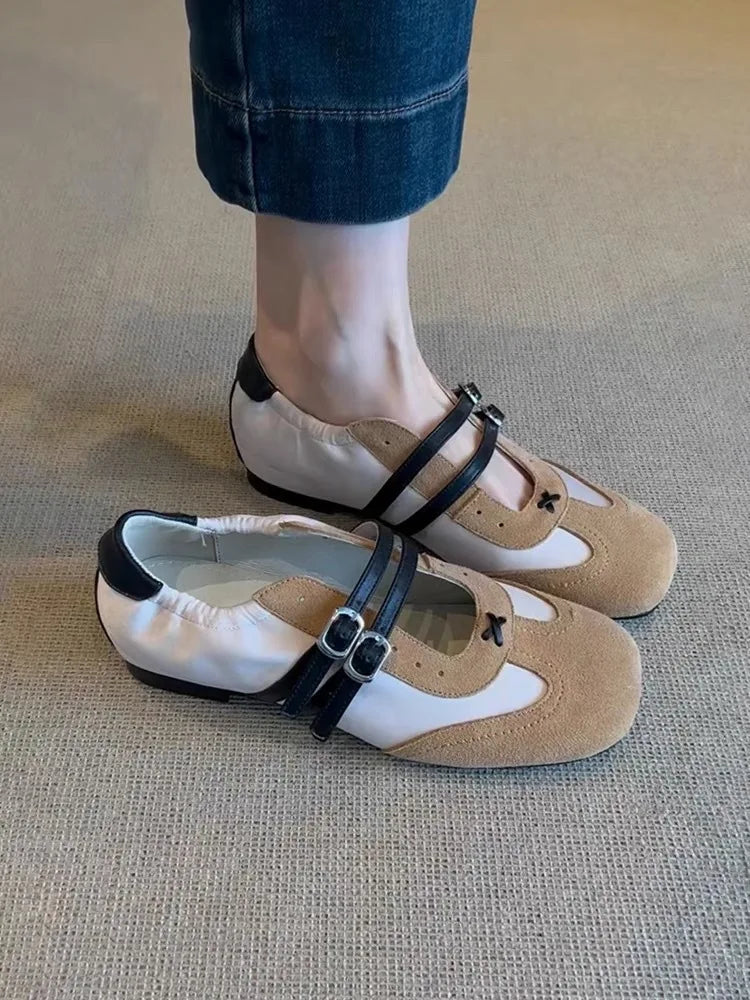 Flats Sports Shoes Sneakers Shallow Loafers Shoes Summer Walking Ballet Trend Sneakers