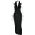 Halter V Neck Backless Split Dress ’s Bodycon Sleeveless Long Dress Autumn New Slinky Waist Vest Dress