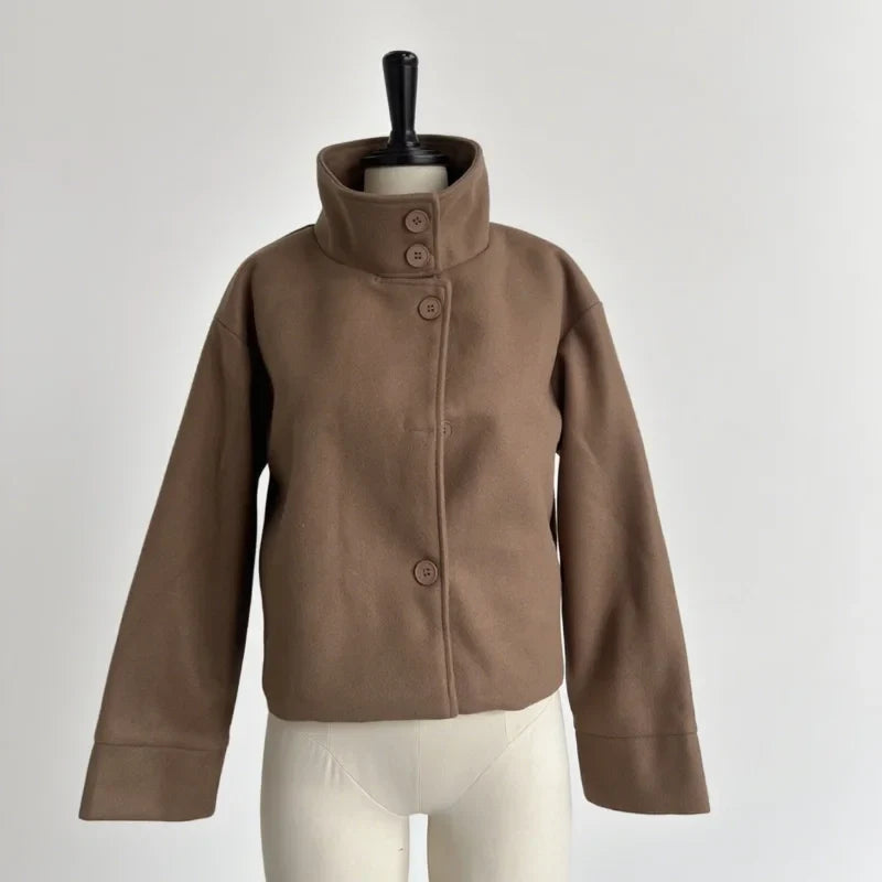 Stylish Versatile Jacket Stand-collar Classic Mature Autumn Coat Trend Edgy High-quality Street Wear