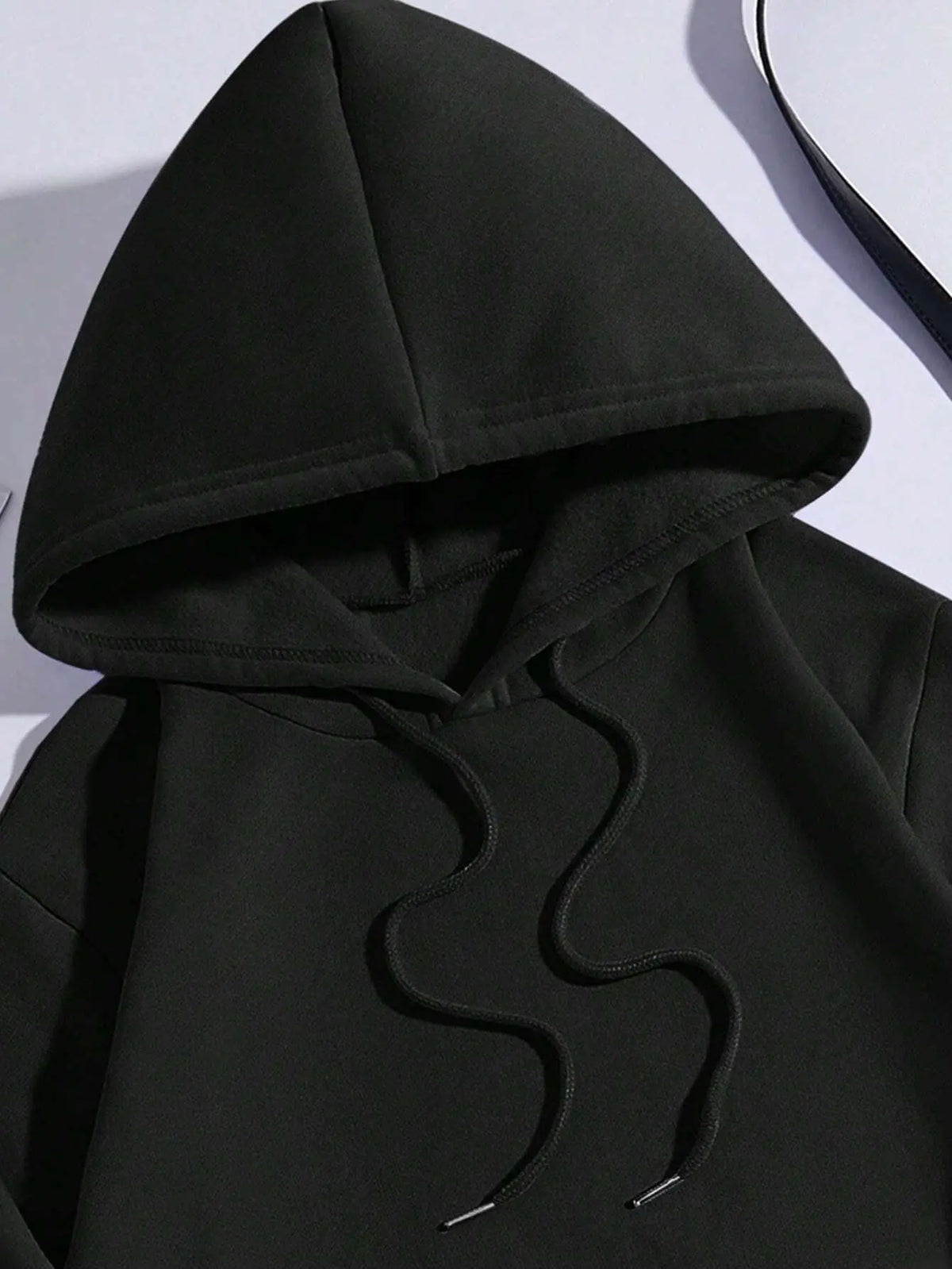 Dear Person Behind Me Letter Graphic Print Hoody ’s Soft Sweatshirt Autumn Warm Fleece Hooded Loose Tops