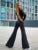 Sequins Classic Jumpsuits New Long Sleeve Zip-up Hooded Slim Flare Overalls Female Street One Piece