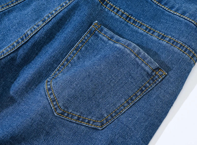 New Summer High Waist Wide Leg Denim Shorts Straight Short Jeans Variety Pants Korean