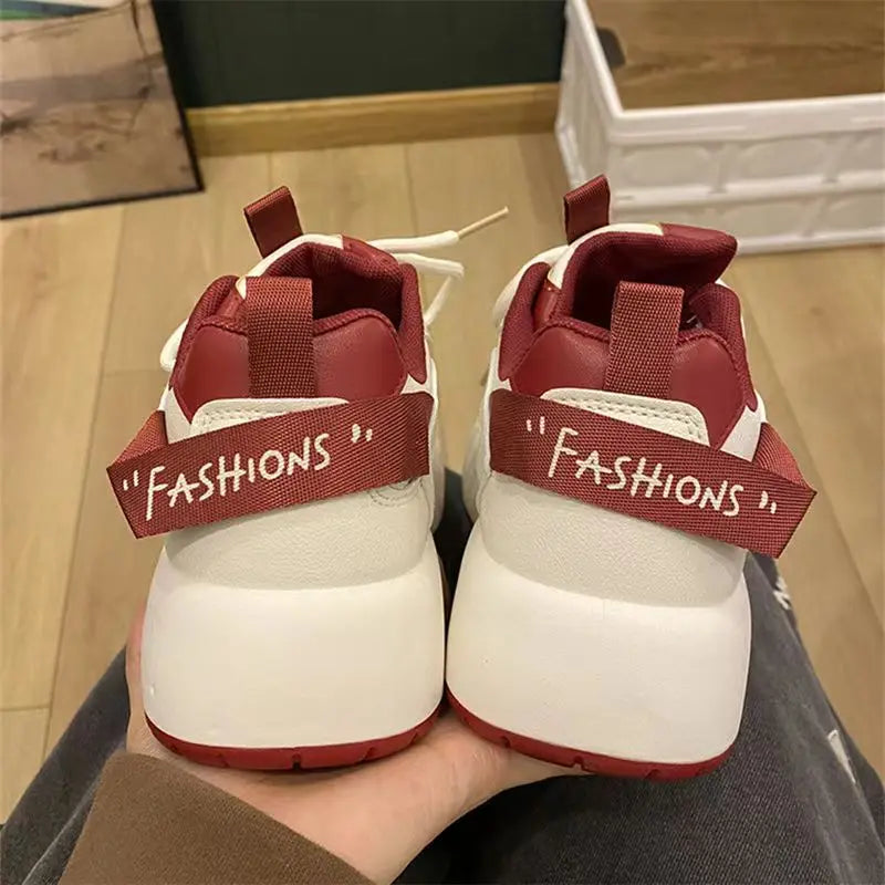 Strawberry Kawaii Shoes Sports Platform Sneakers Vulcanize Autumn Winter Flats Lolita Korean Tennis Female
