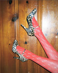 Leopard Print Sandals Ankle Straps Buckle Classic Stiletto Heels Round Toe Summer Dress Party Daily Shoes