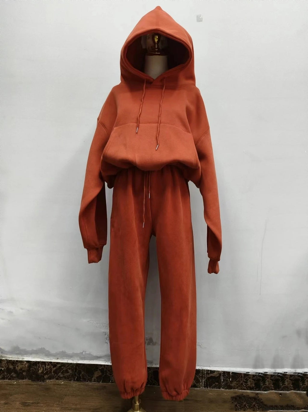 New Hoodies Suit Winter Spring Tracksuit Two Pieces Set Sports Pullover Sweatpants Sweatshirt Mujer