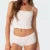 Kawaii 2 Piece Set Fairycore Cottage Bow Camis Crop Tops + Mini Shorts 00s Pajamas Loungewear Y2k Outfits