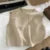 Autumn New Cardigan Korean Knitted Sleeveless Female Sweater Tanks New Slim Tops