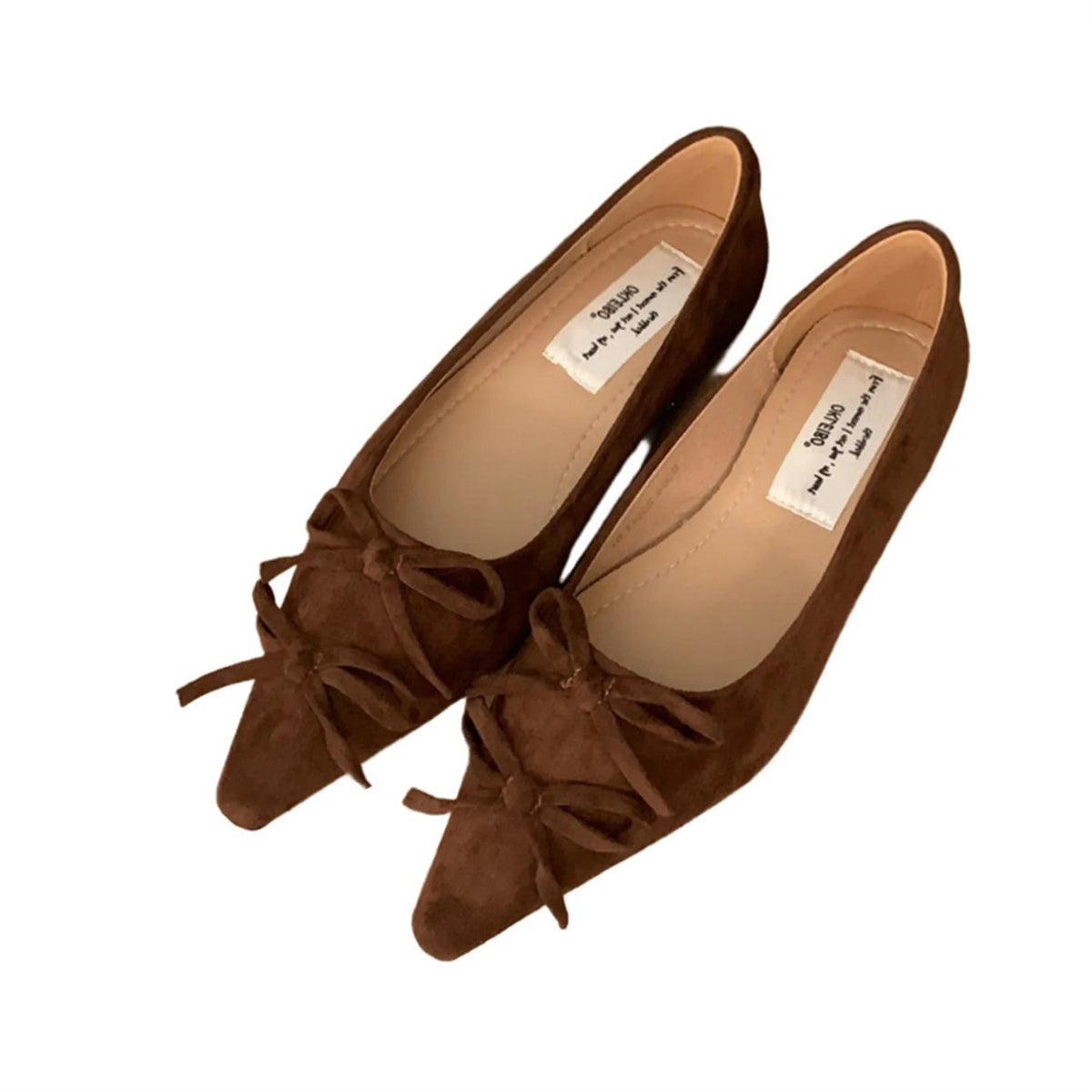 Shoes Autumn Bowknot Female Sneakers Allmatch Flats Shallow Mouth Pointed Toe Fall Boat Butterfly Comfortable Ret