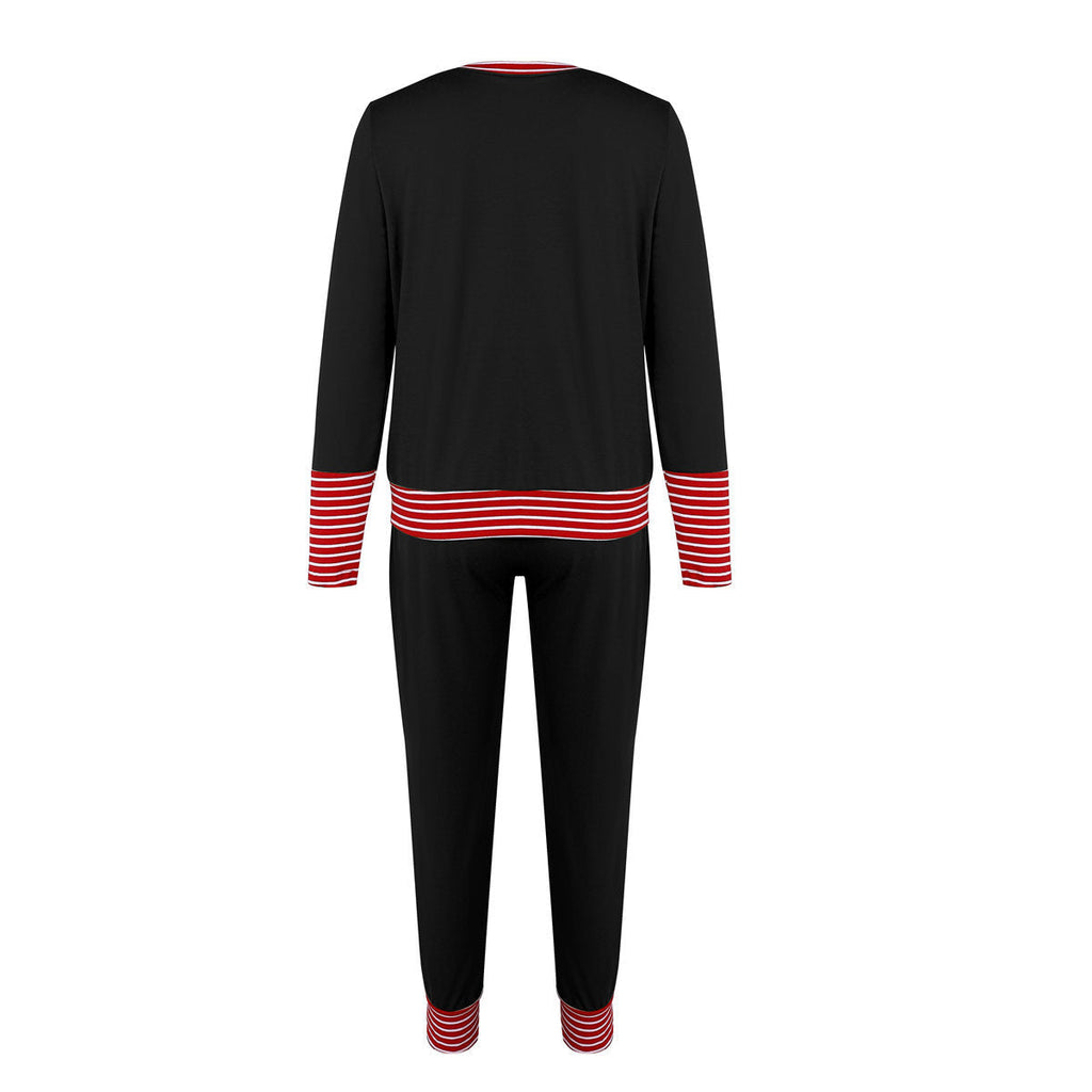 Merry Christmas Pajamas Set Matching Set Full Sleeve Tops+pants 2 Pieces