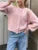 Loose Sweater Cardigan Coat for Long Sleeve Cropped Autumn Clothes Top Knitwear ’s Outwear