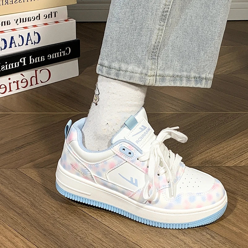 Sports Shoes Lady Clogs Platform Female Sneakers Allmatch Basket Creepers Small New Breathable Leisure Shoes Pla