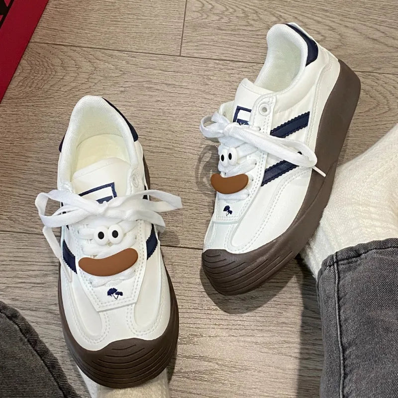 Retro Canvas Board Shoes New Trend Sports Shoes Spring Summer Outdoor Platform Sneakers Female Versatile