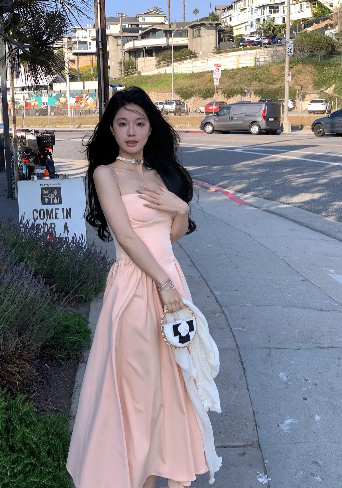 Spaghetti Strap Midi Dress Slim a Line Party Dresses Party Birthday Holiday Dress Clothing