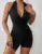 Europe and the United States Explosive New Cross-border Jumpsuit V-neck Halter Tie Spice Girl Suspenders