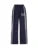 Side Stripe Elastic High Waist Loose Straight Leg Pants Letter Print Street Style Hippie Baggy Trousers Preppy