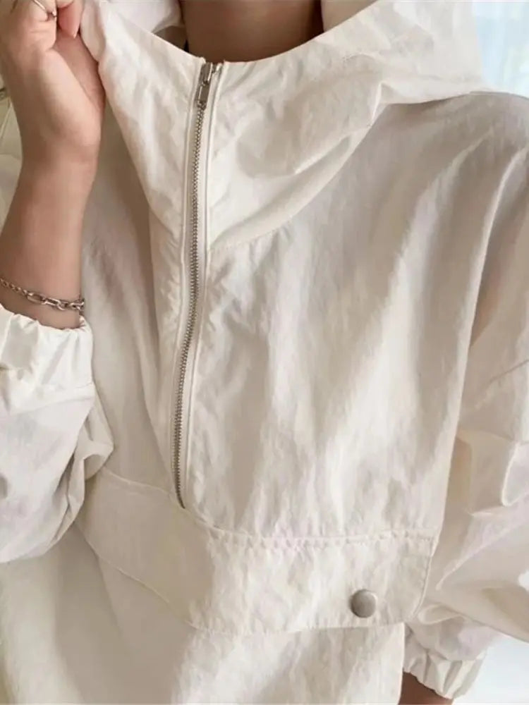 New Summer ’s Suit 2 Pieces Set Hooded Long Sleeve Hoodies and Shorts Female Sporty Tracksuit