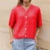 Button Up Short Sleeve Cardigans Preppy Aesthetic Y2k Knitted Sweater T-shirt Loose Fit Knitwear Tops High Street