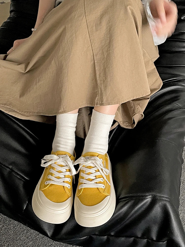 Shoes Platform Female Sneakers Black Flats Soft Clogs New Espadrille Retro Summer Fabric Leisure Canvas Flat Blac