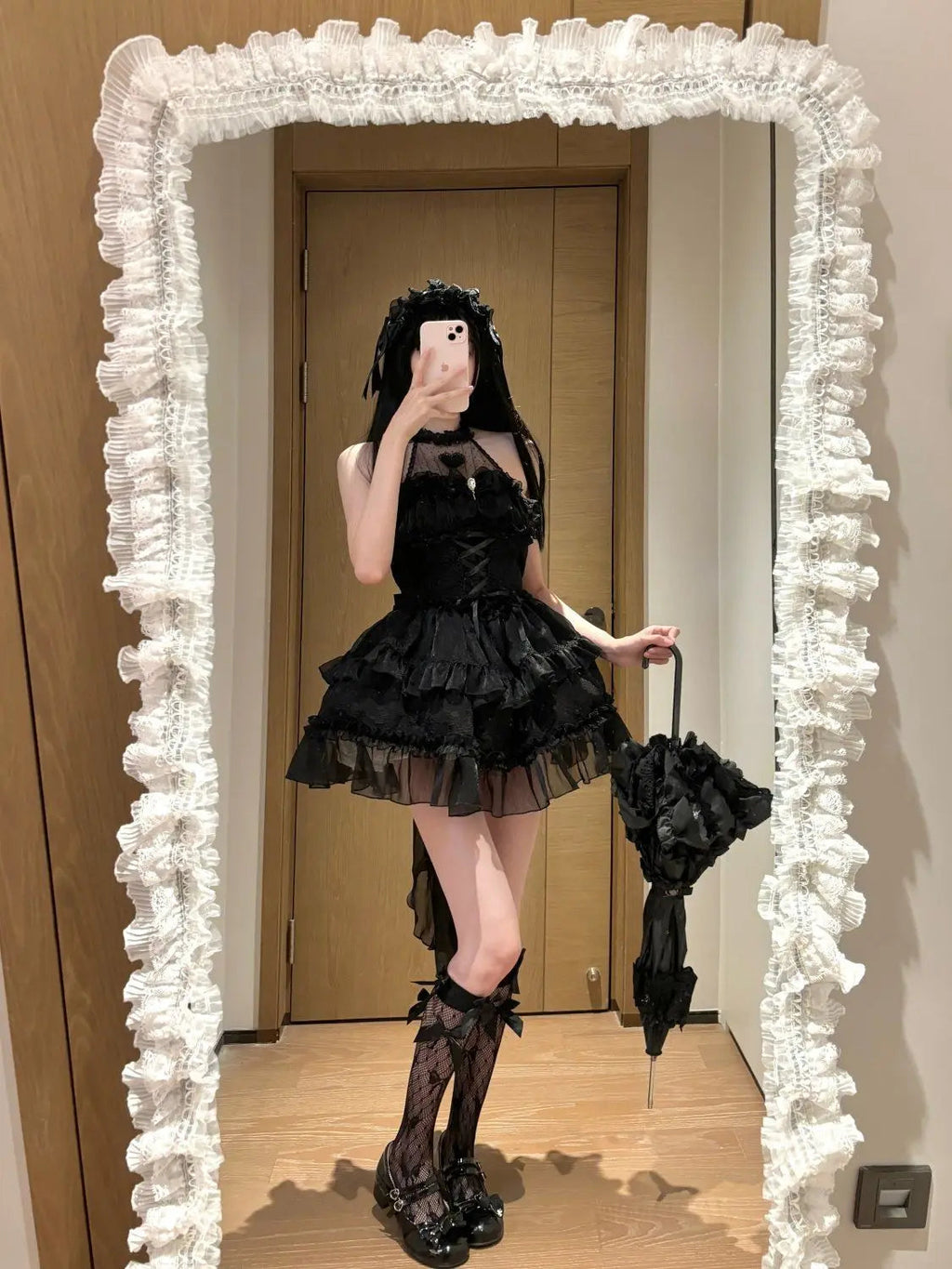 Japan Mini Dress Summer Sleeveless Lolita Dress Female Tierred Wedding Party Dress Lady White Prom Dress