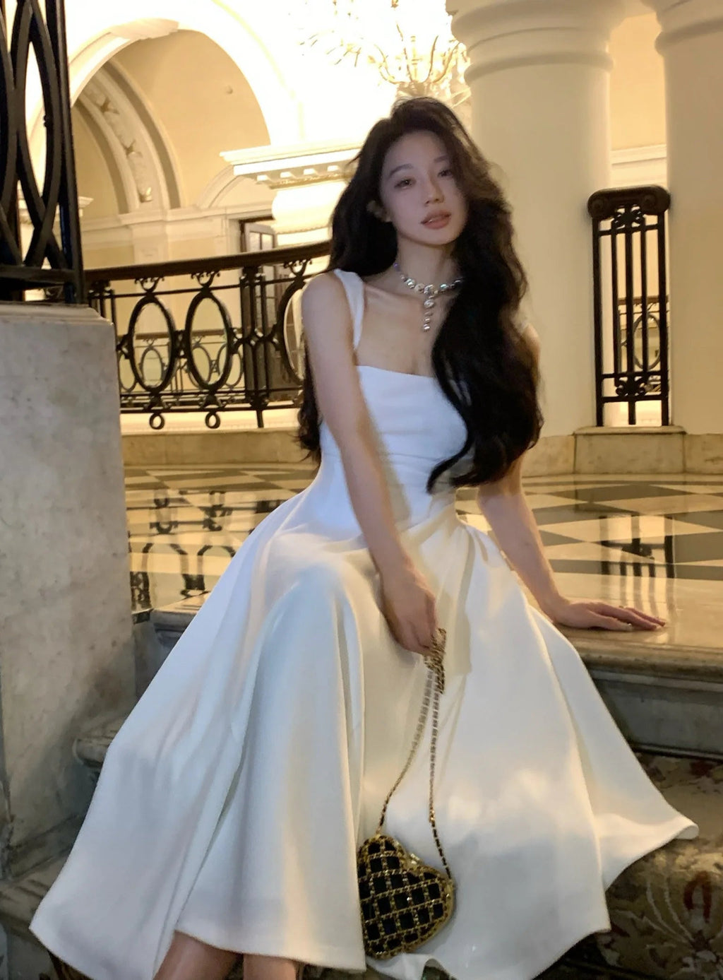 Summer Midi Dress French Holiday Party Dresses Aline Prom Robe Wedding Vestidos Clothes New