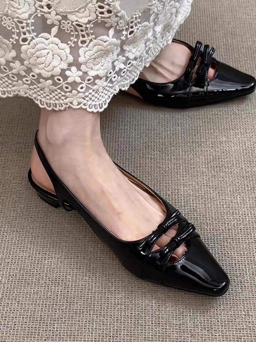 Designer Summer Cover Toe Sandals Butterflyknot Dress Shoes Low Heel Stripper Party Sandalias
