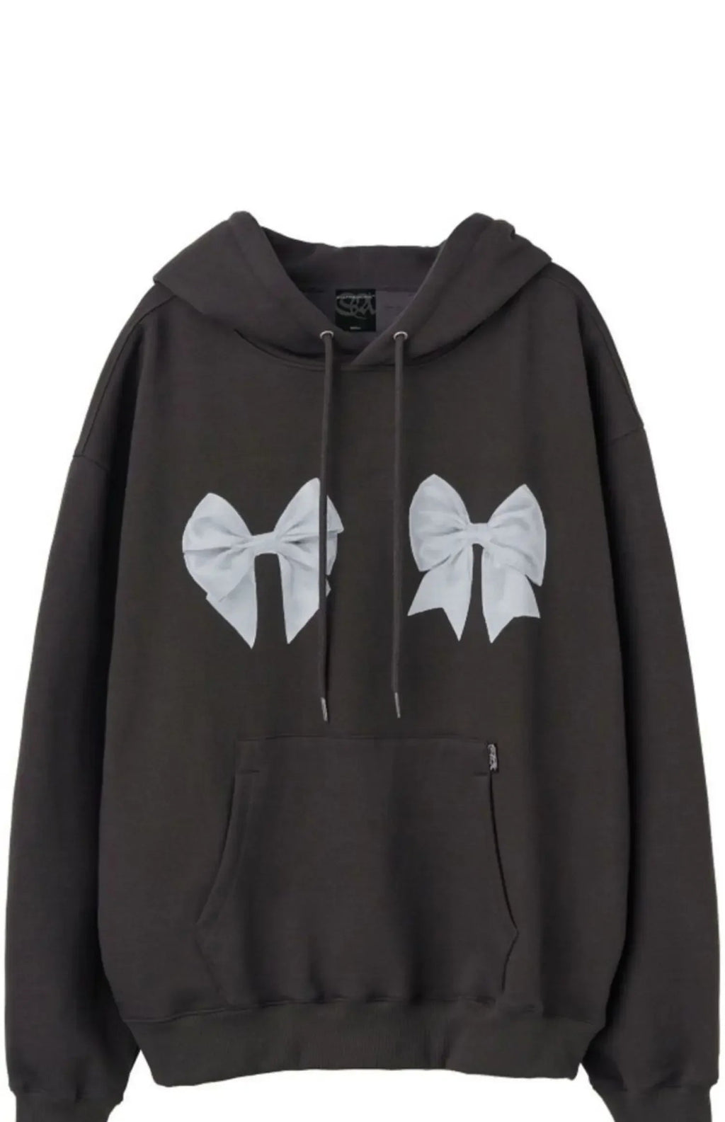 Kawaii Bow Print Hoodies Y2k Long Sleeve Sweatshirt Oversized Sweet Girl Causal Loose Autumn Winter Clothes Ins