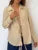 ’s Long Sleeve Shirt Hollow Lace Up Color Top Commuting Patchwork ’s Shirt Cardigan Top