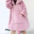Runaway Brand Faux Fur Long Coat Big Pocket Warm Jacket Zip Hooded Fake Rabbit Fur Plush Overcoats