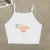 Europe and the United States Street New Print Season Art Text Short Sleeve Y2k ’s T-shirt Vest Halter