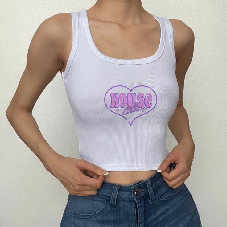 Short-sleeved T-shirt ’s Summer New Sweet Spice Print Design Sense Short Slim-fit Top